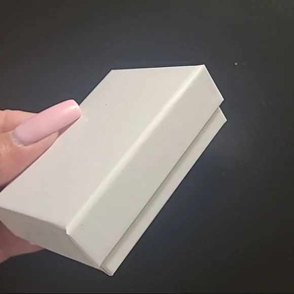 Pearl and Rhinestone Bow Stud Earrings Rose - Picture 5 of 5